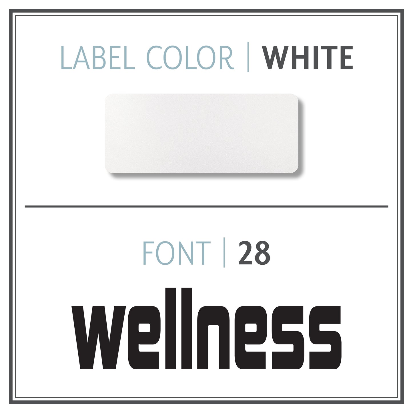 Custom Roller Bottle Label | Black OR White
