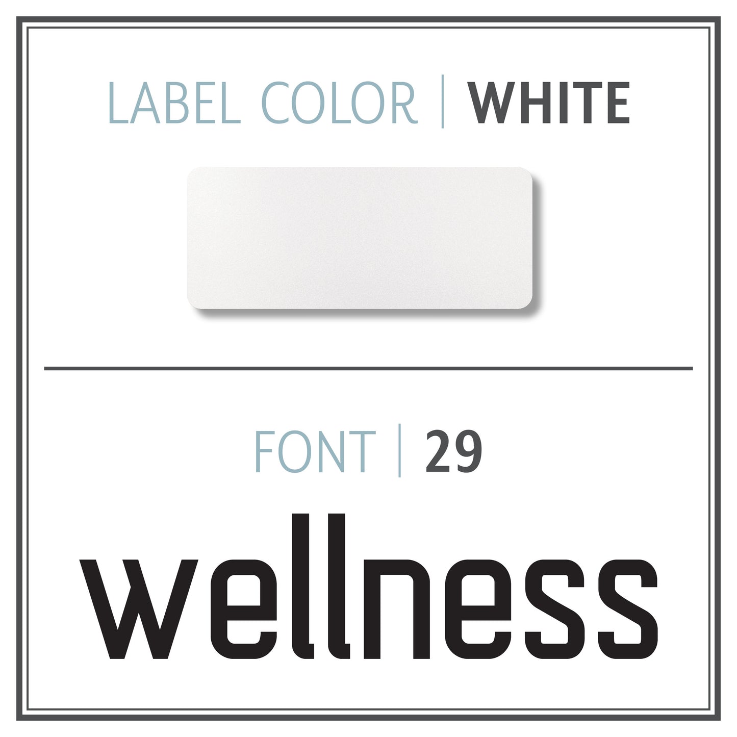 Custom Roller Bottle Label | Black OR White