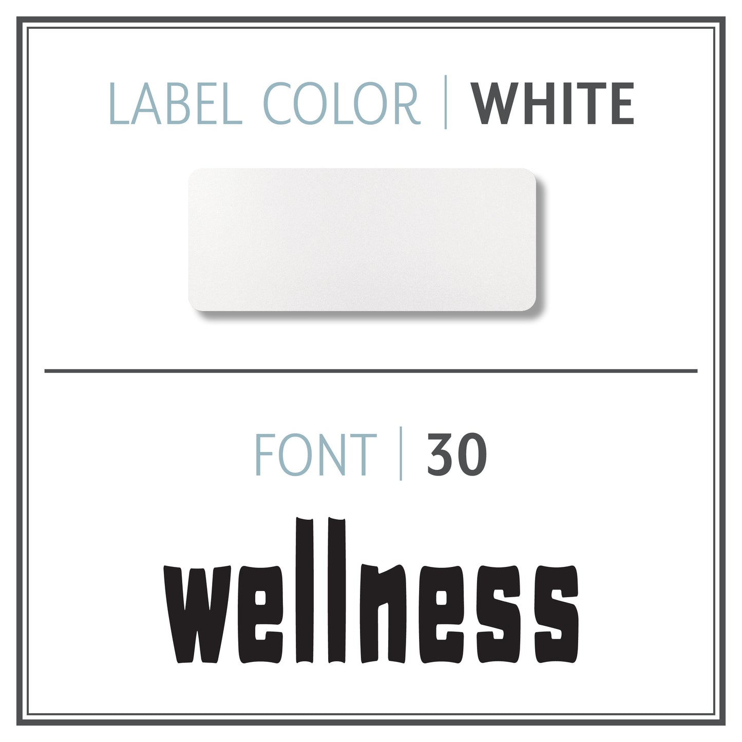 Custom Roller Bottle Label | Black OR White