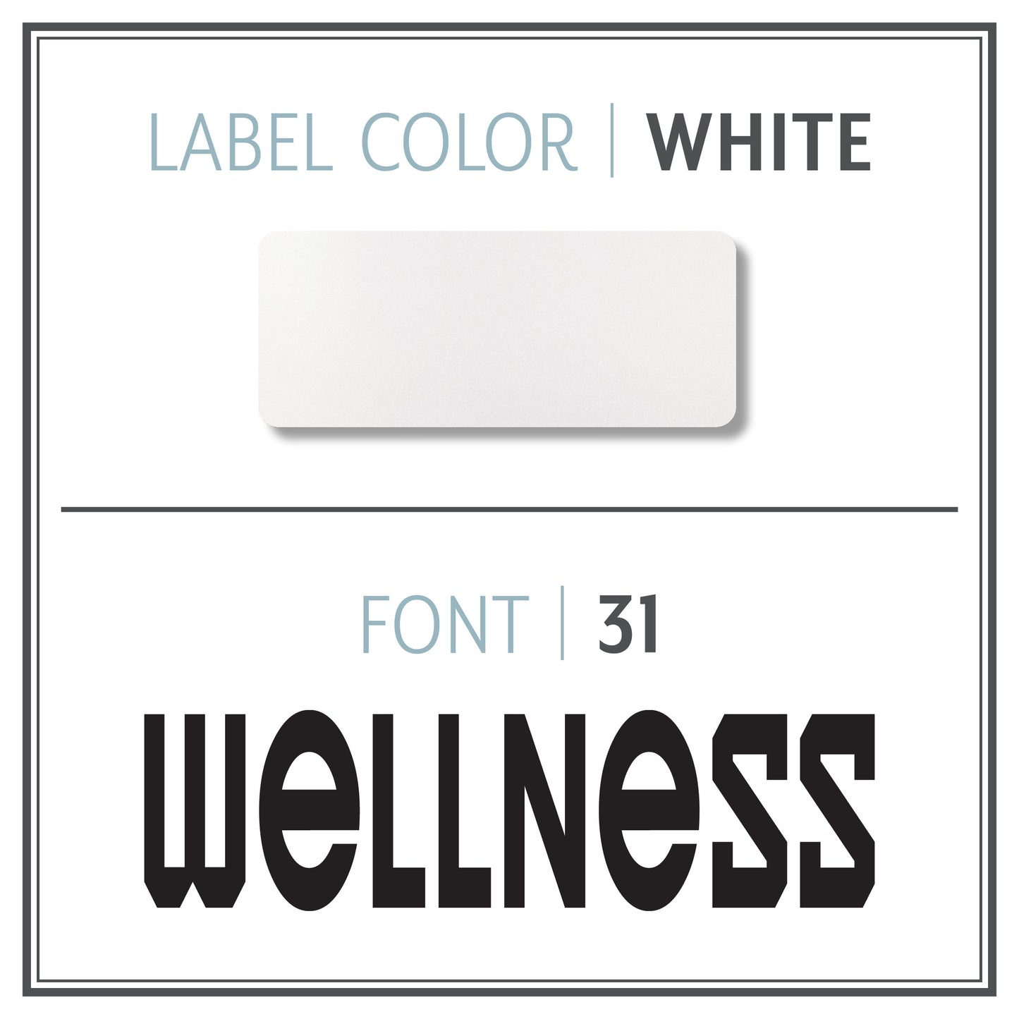 Custom Roller Bottle Label | Black OR White