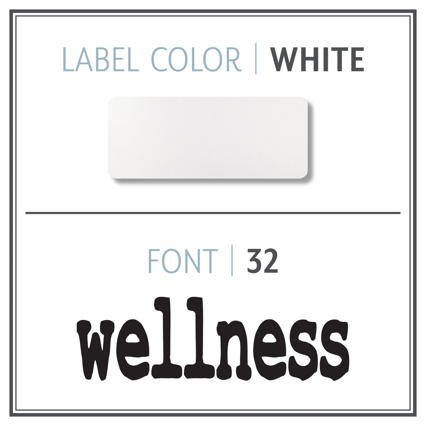 Custom Roller Bottle Label | Black OR White