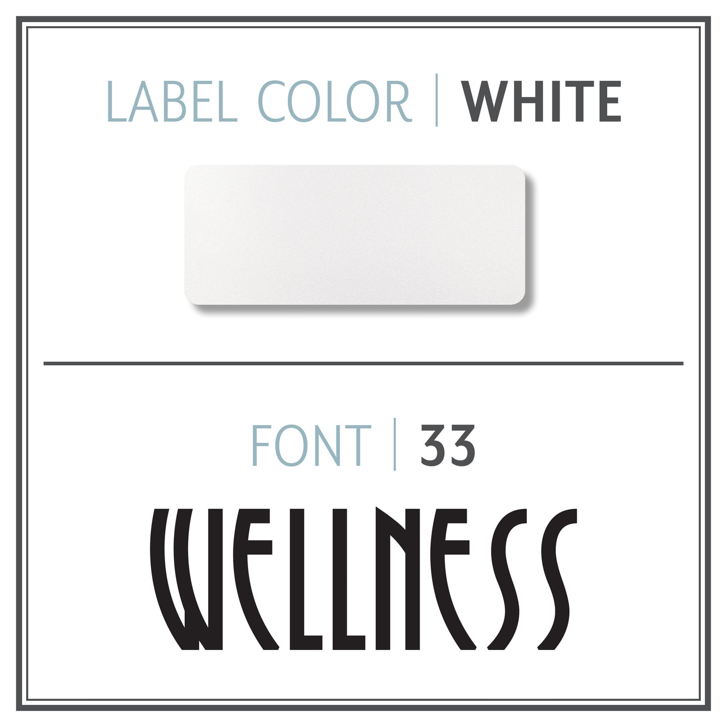Custom Roller Bottle Label | Black OR White
