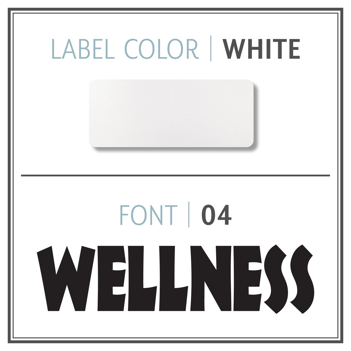 Custom Roller Bottle Label | Black OR White