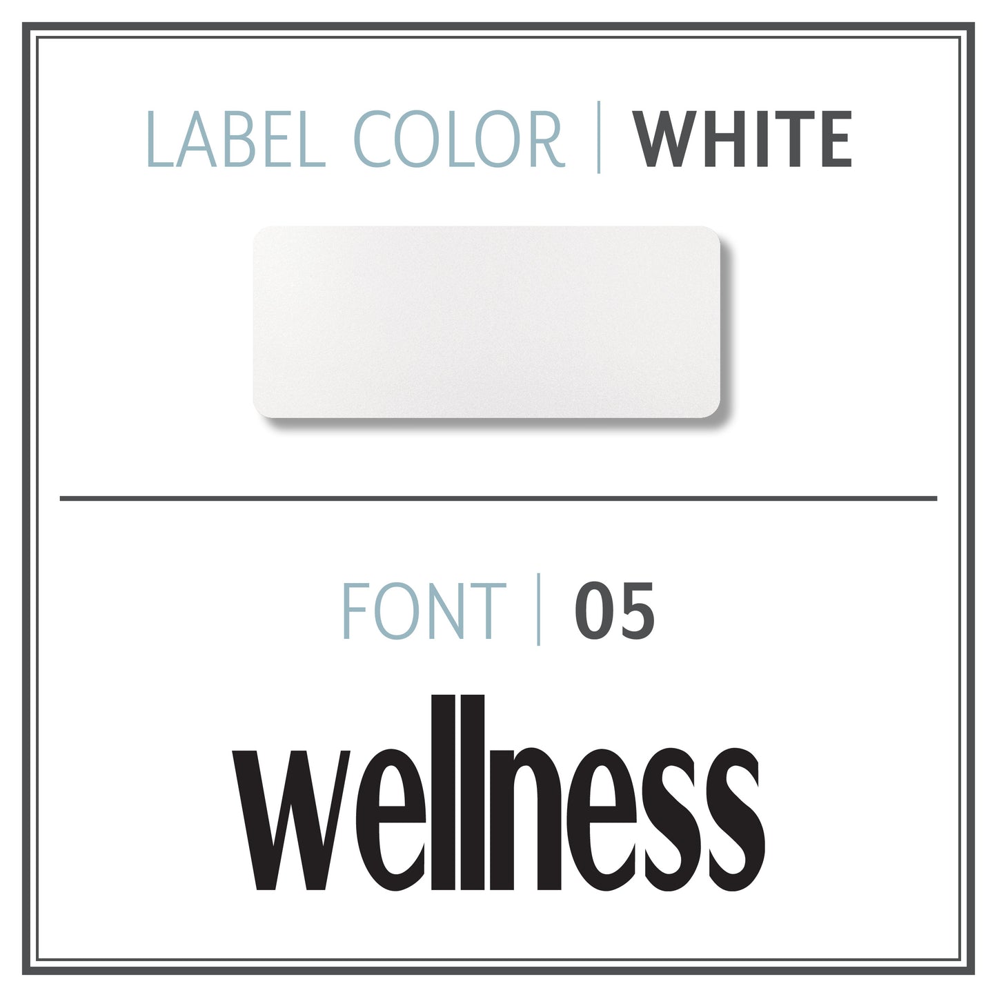 Custom Roller Bottle Label | Black OR White