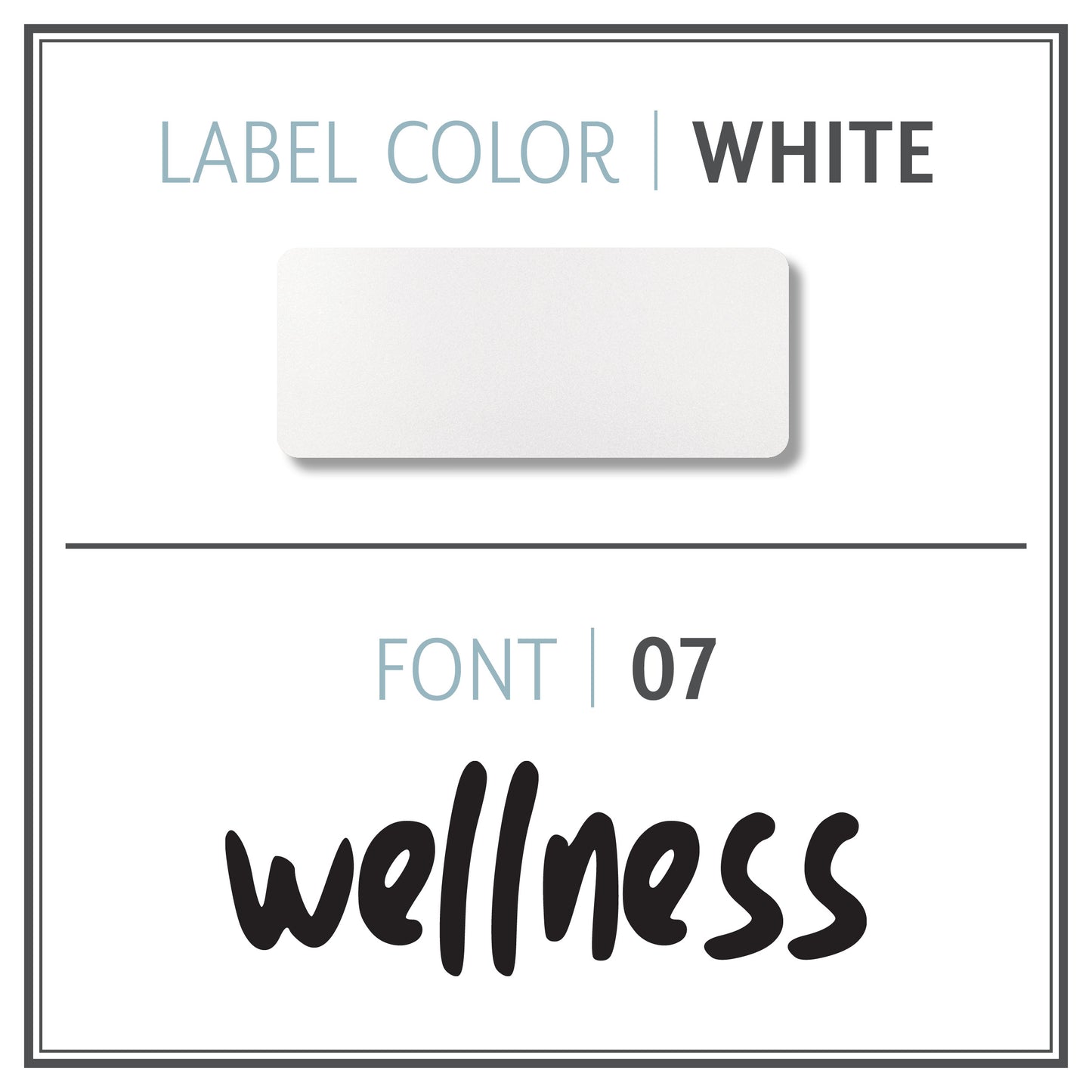 Custom Roller Bottle Label | Black OR White