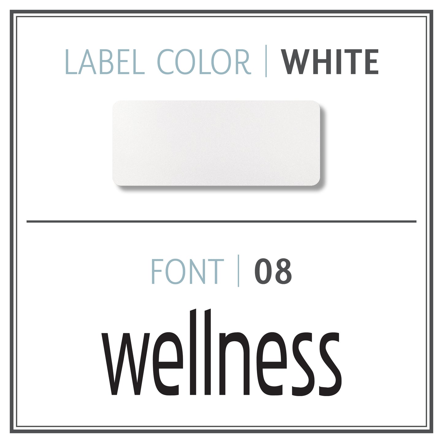 Custom Roller Bottle Label | Black OR White