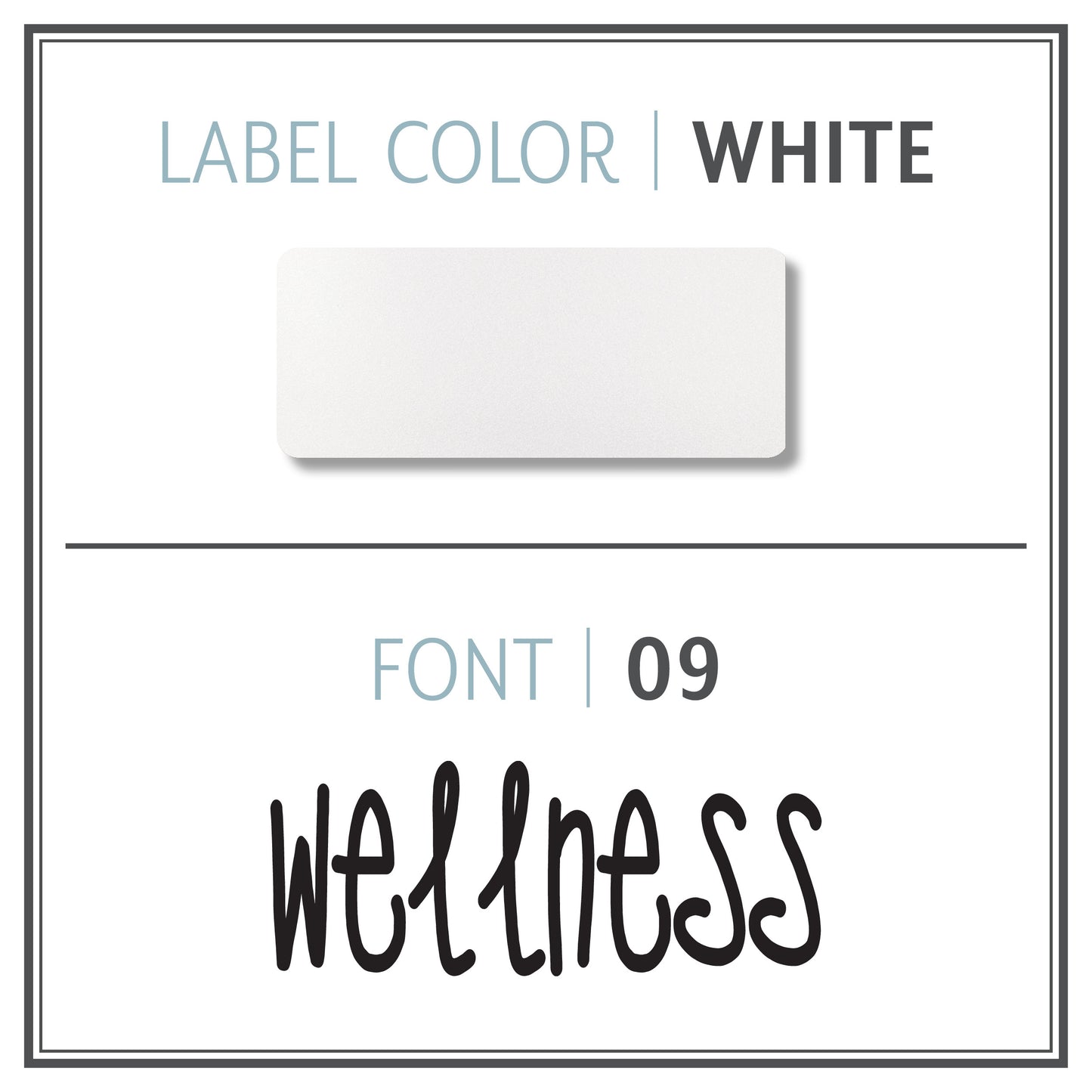Custom Roller Bottle Label | Black OR White