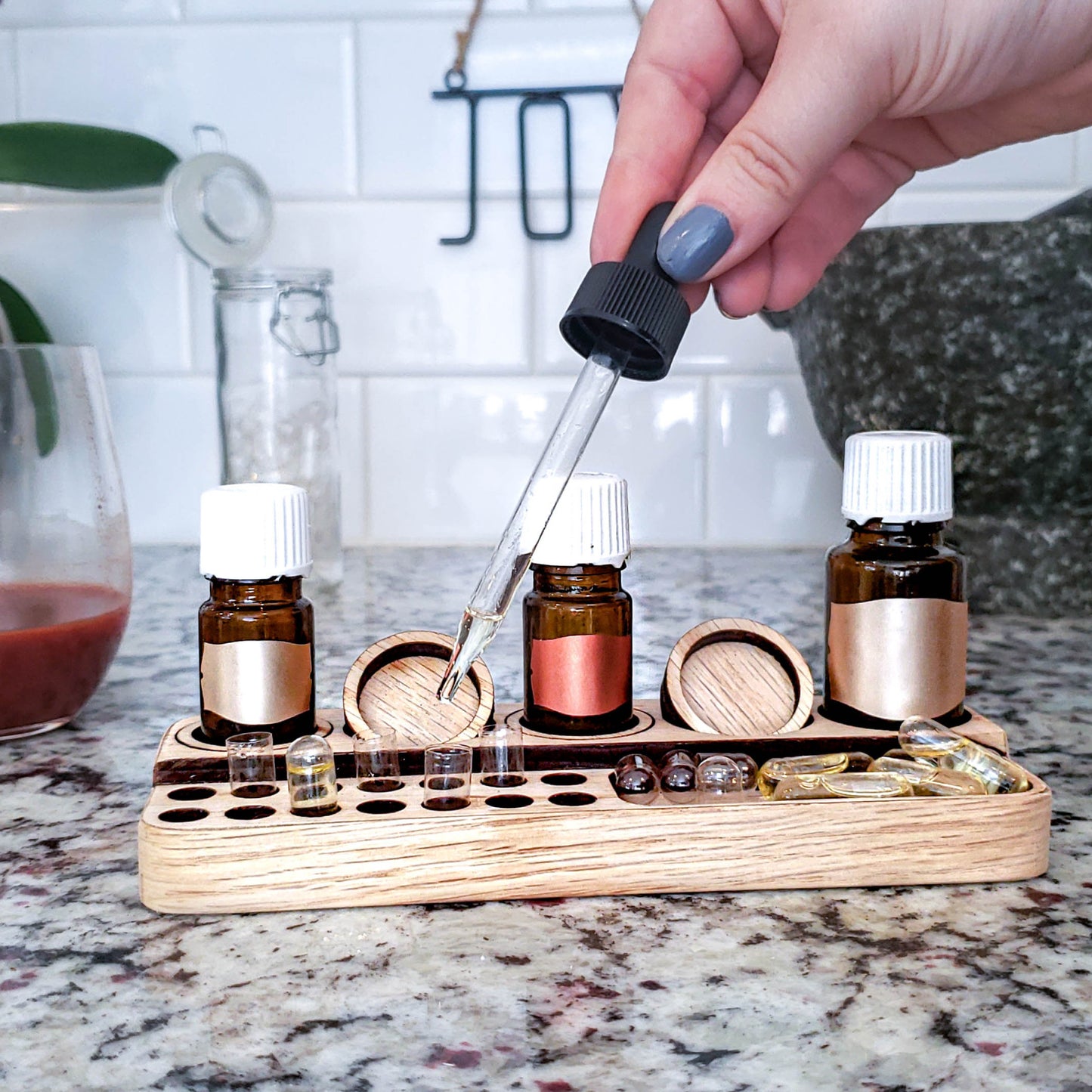 Essential Oil Vegetable Capsule Filling Station