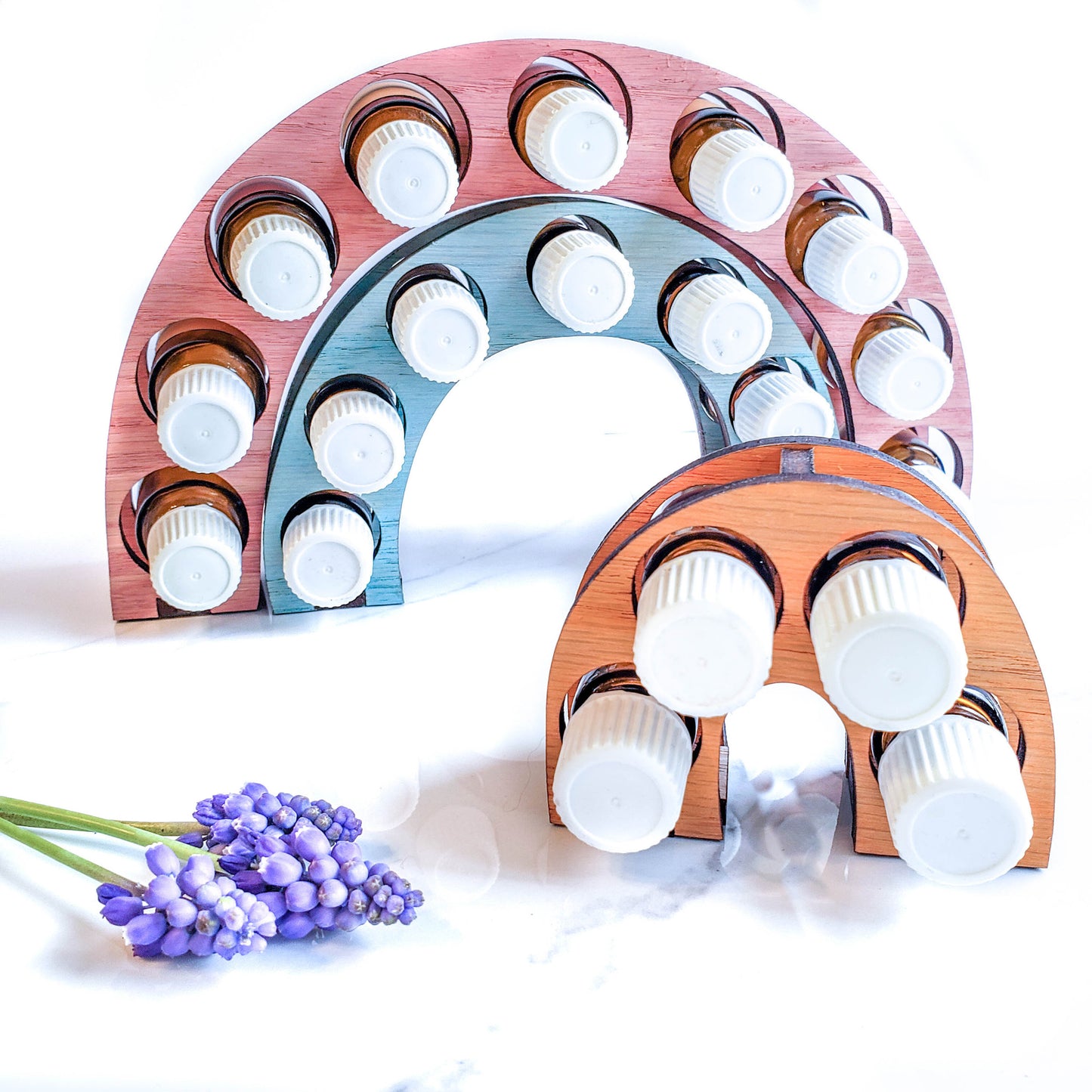 Rainbow Essential Oil Rack w/ Clouds