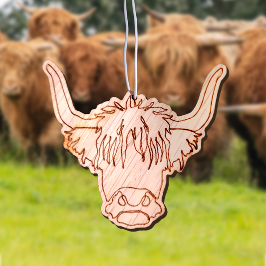 Wood Diffuser | Highland Cow