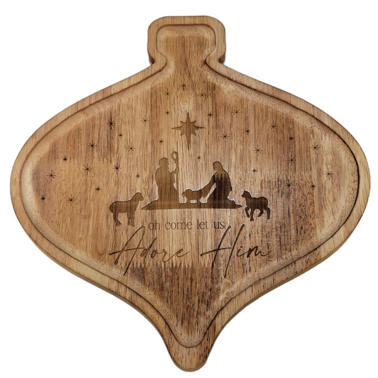 Serving Tray - Adore Him