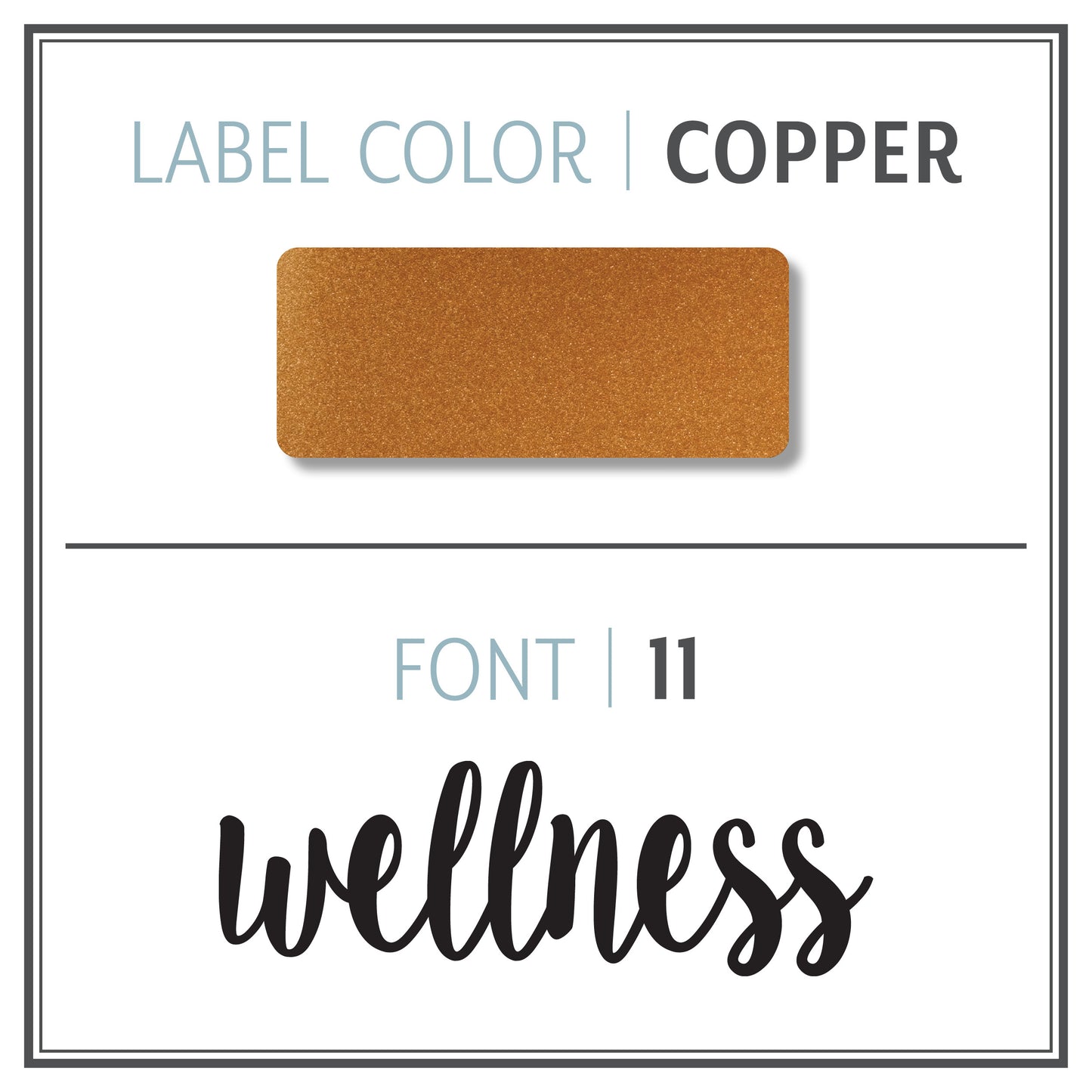 Custom Roller Bottle Label | Metallic