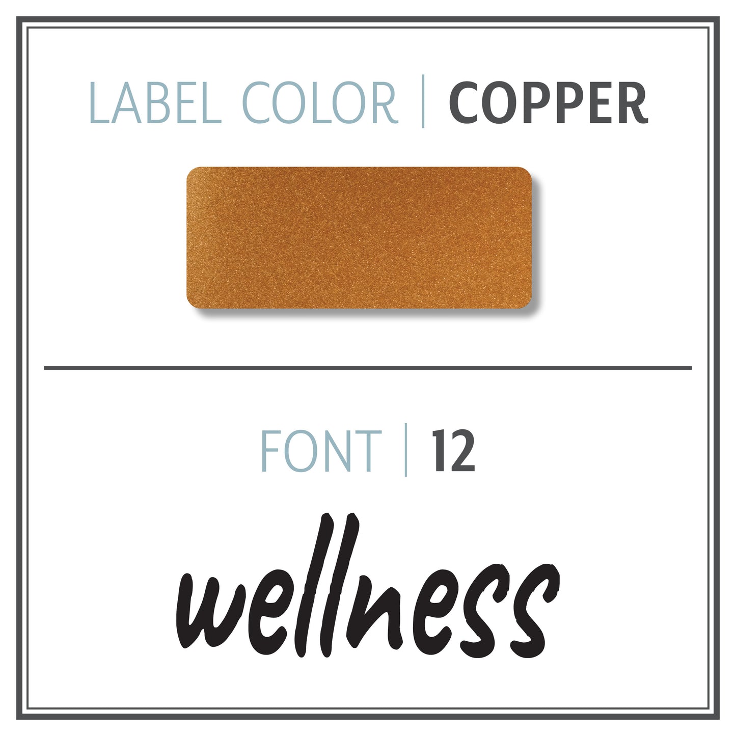 Custom Roller Bottle Label | Metallic