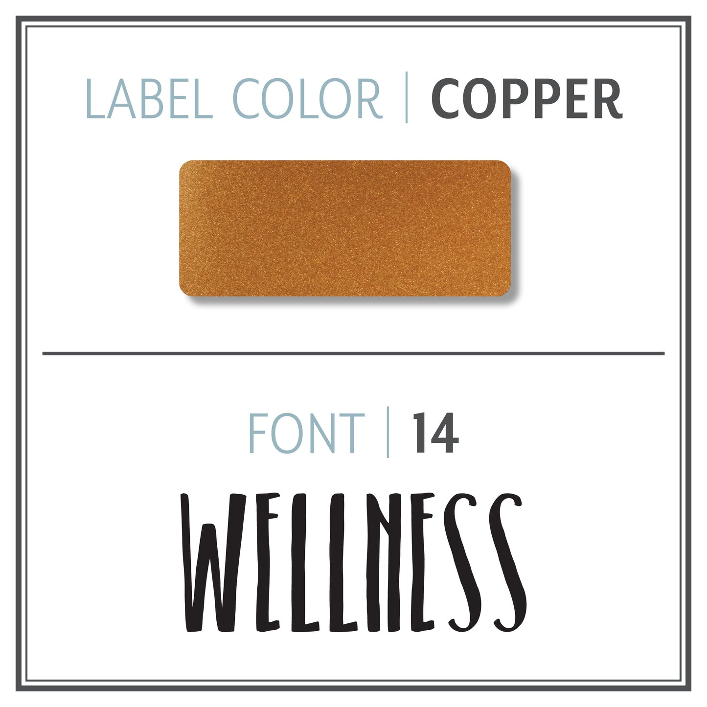 Custom Roller Bottle Label | Metallic