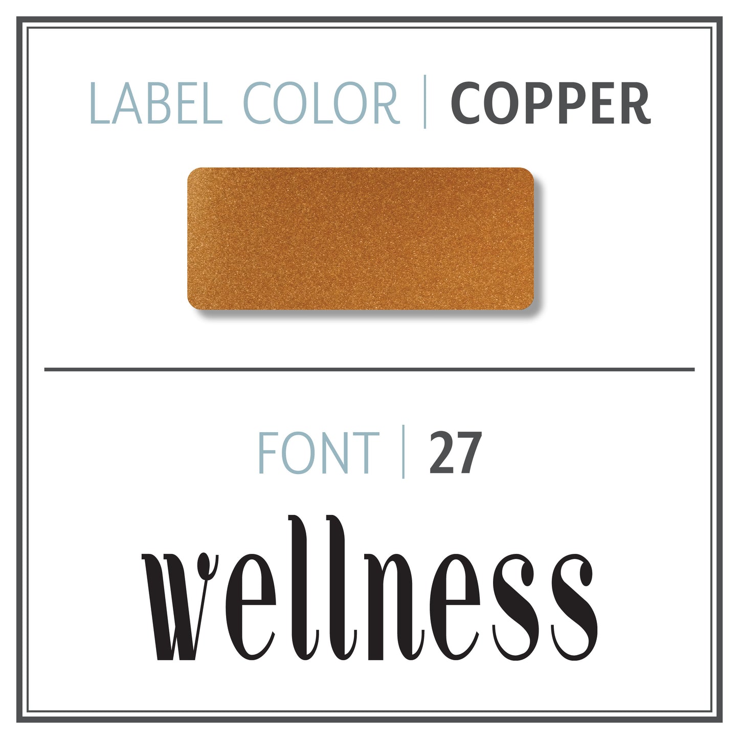 Custom Roller Bottle Label | Metallic