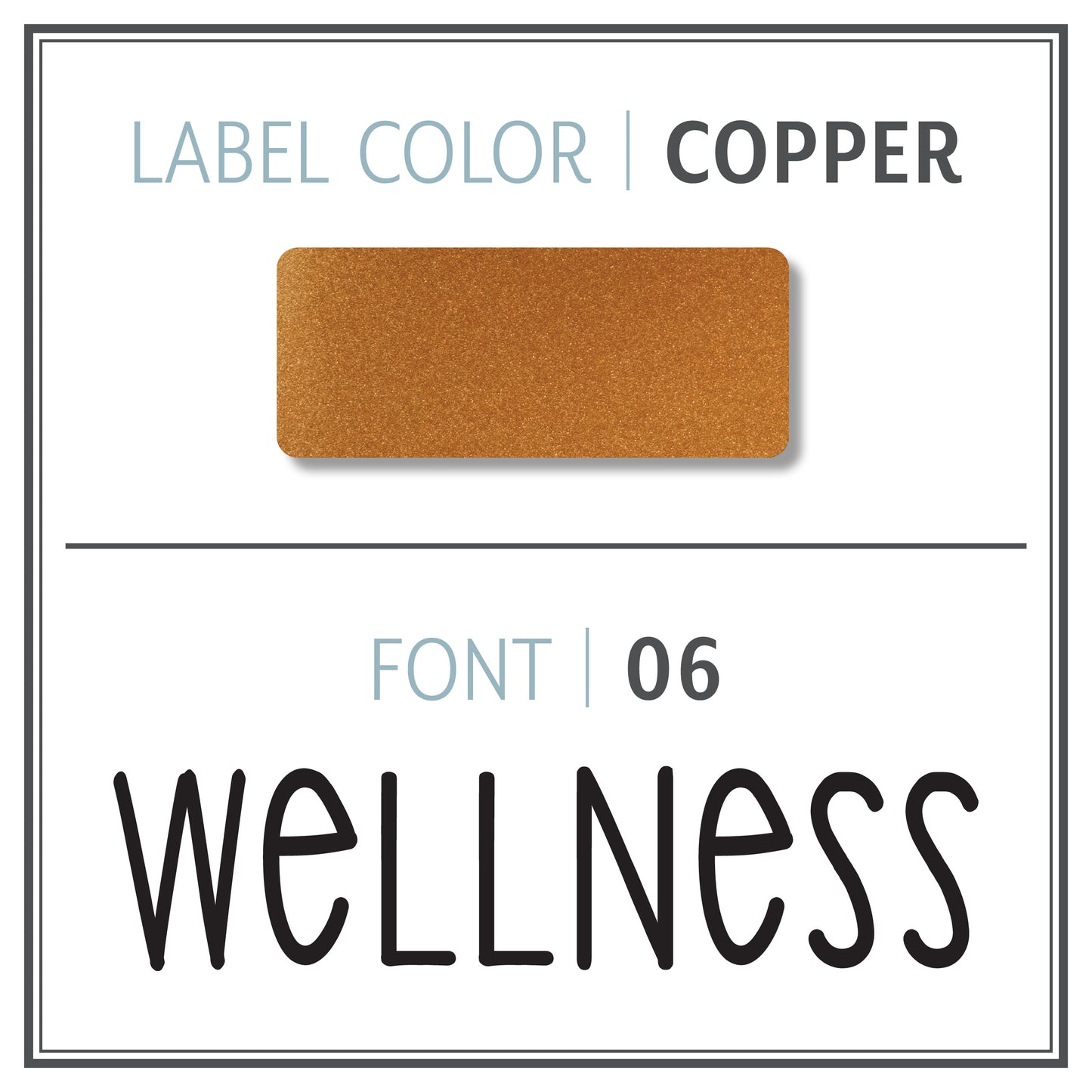 Custom Roller Bottle Label | Metallic