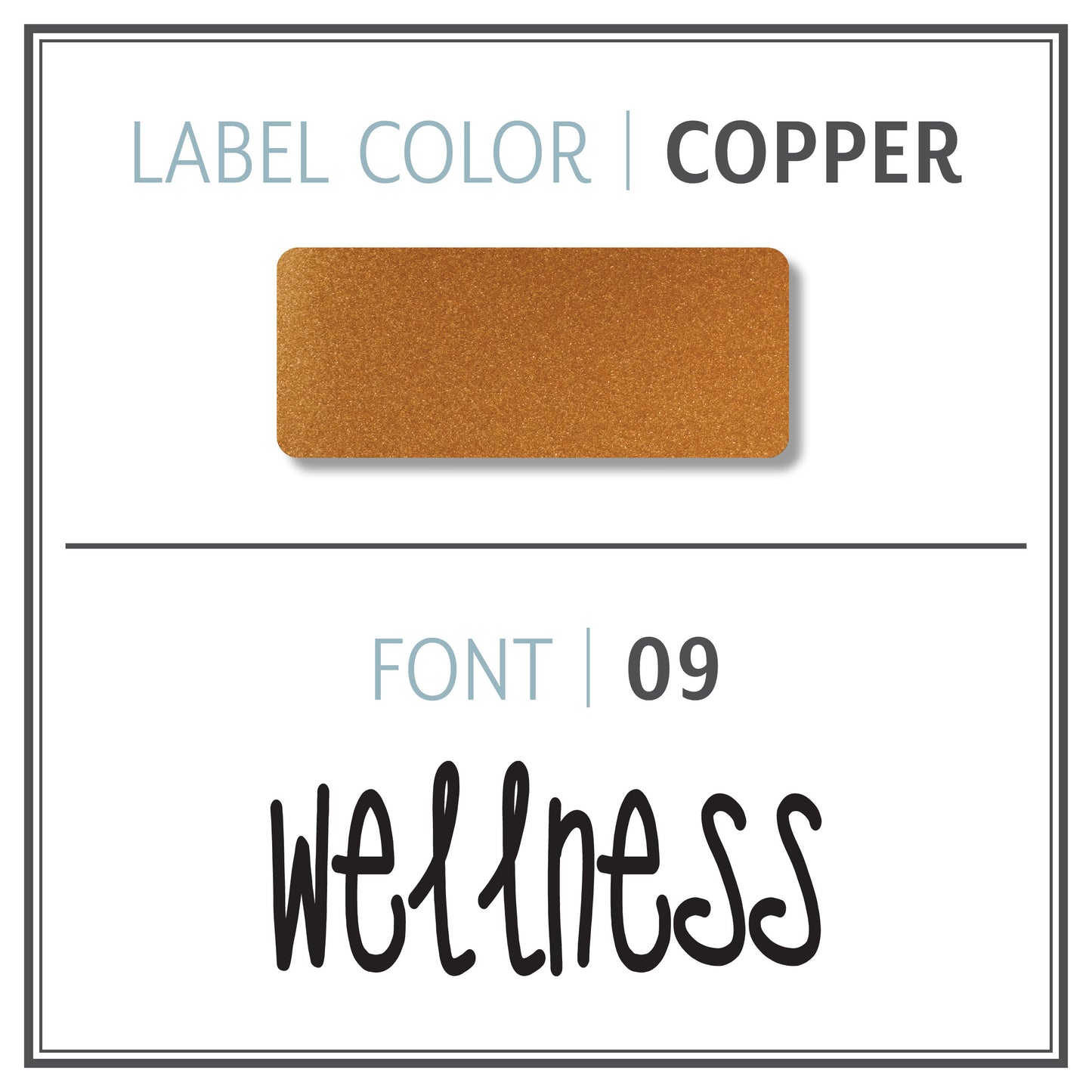 Custom Roller Bottle Label | Metallic