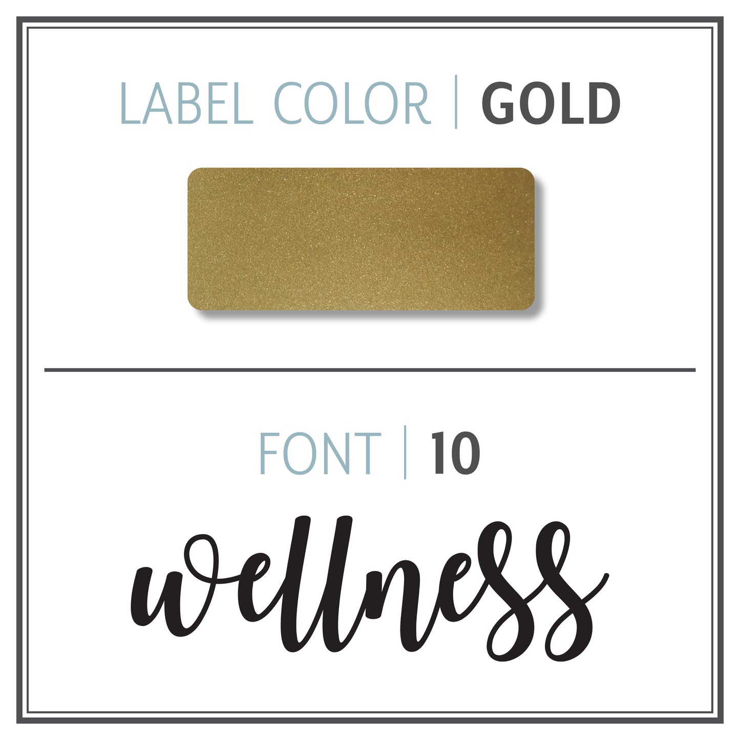 Custom Roller Bottle Label | Metallic