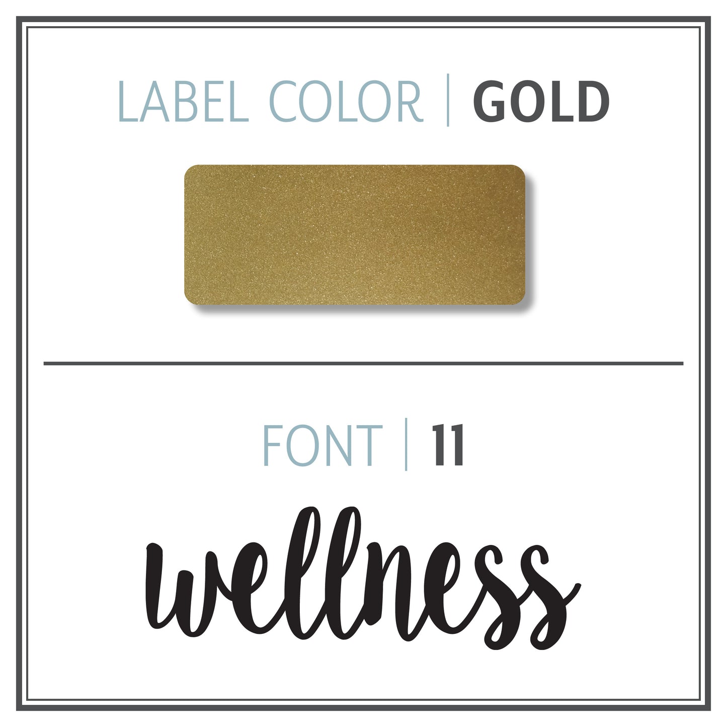 Custom Roller Bottle Label | Metallic