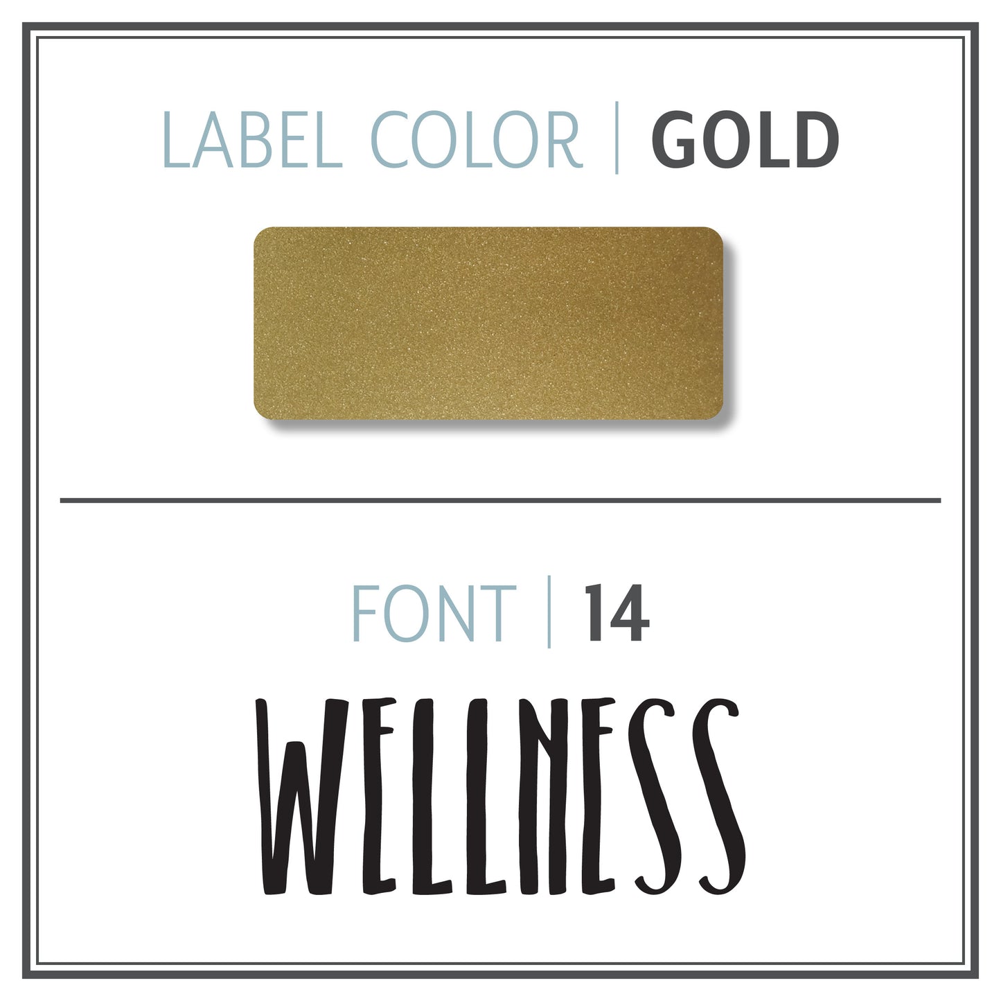 Custom Roller Bottle Label | Metallic