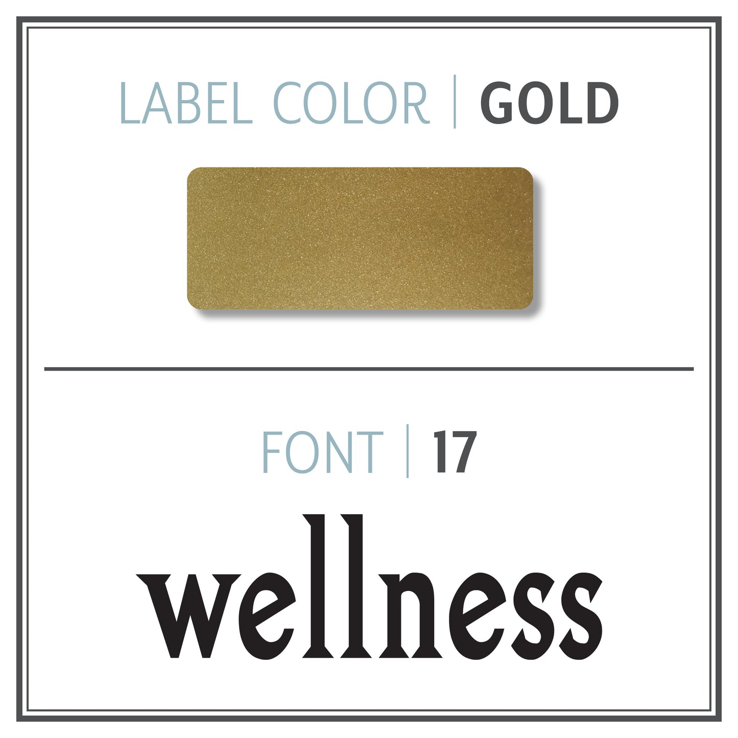 Custom Roller Bottle Label | Metallic