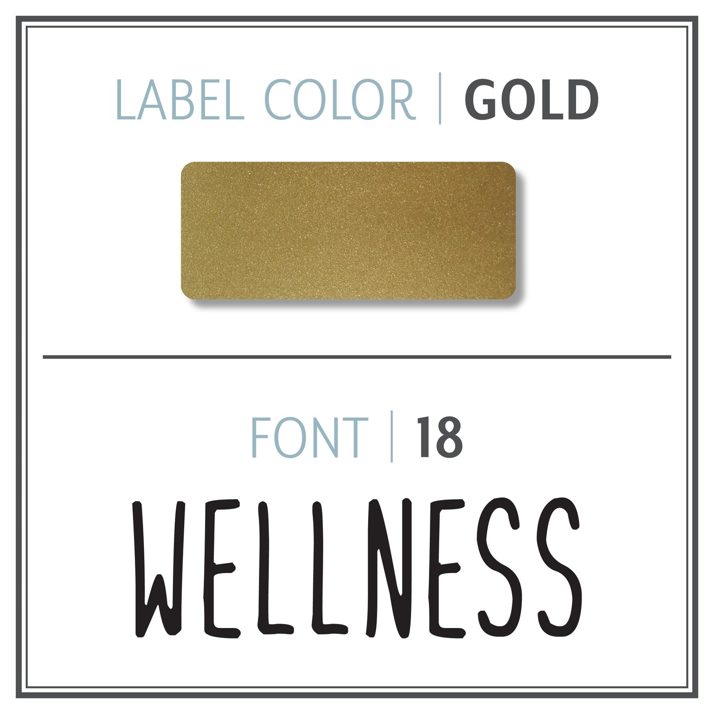 Custom Roller Bottle Label | Metallic