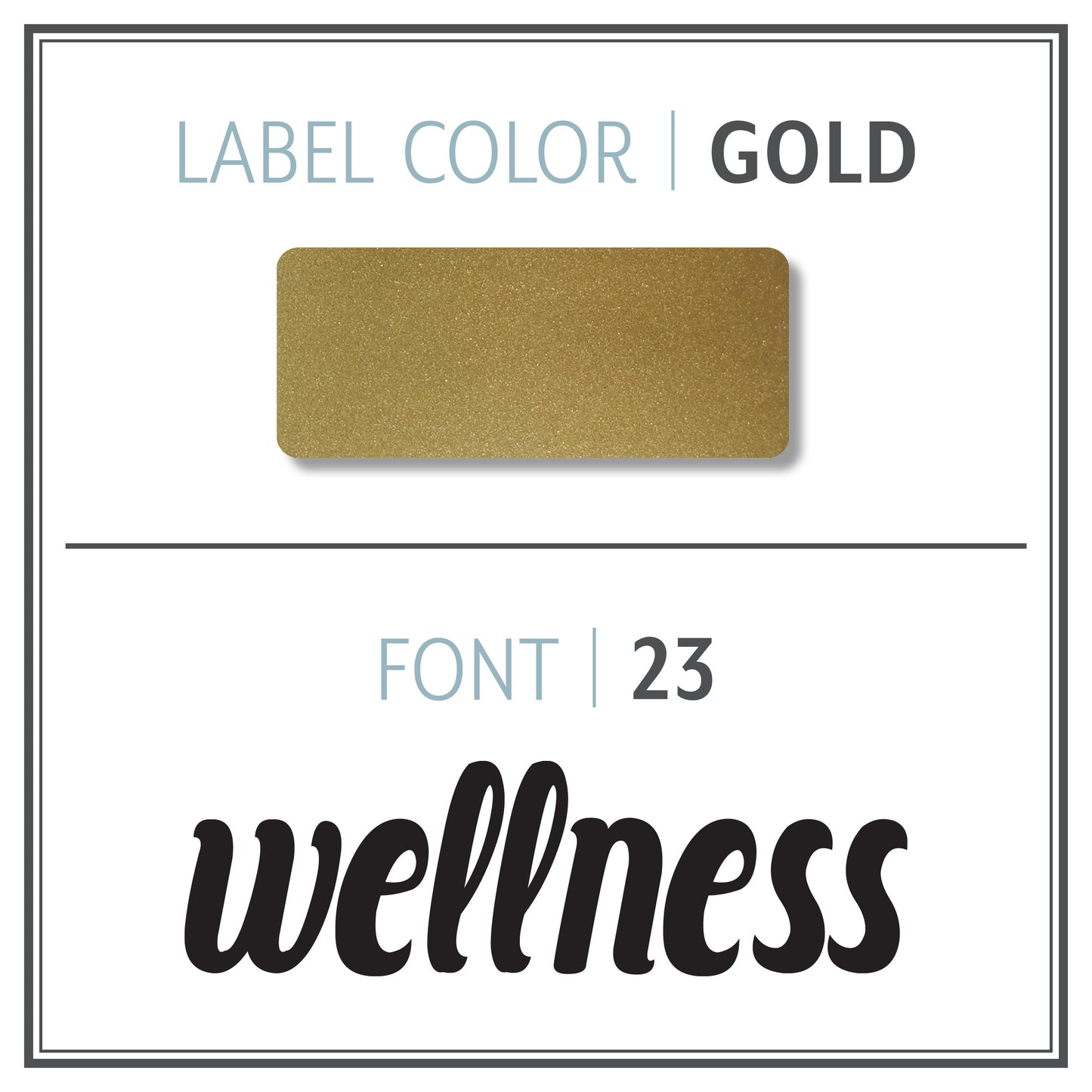 Custom Roller Bottle Label | Metallic