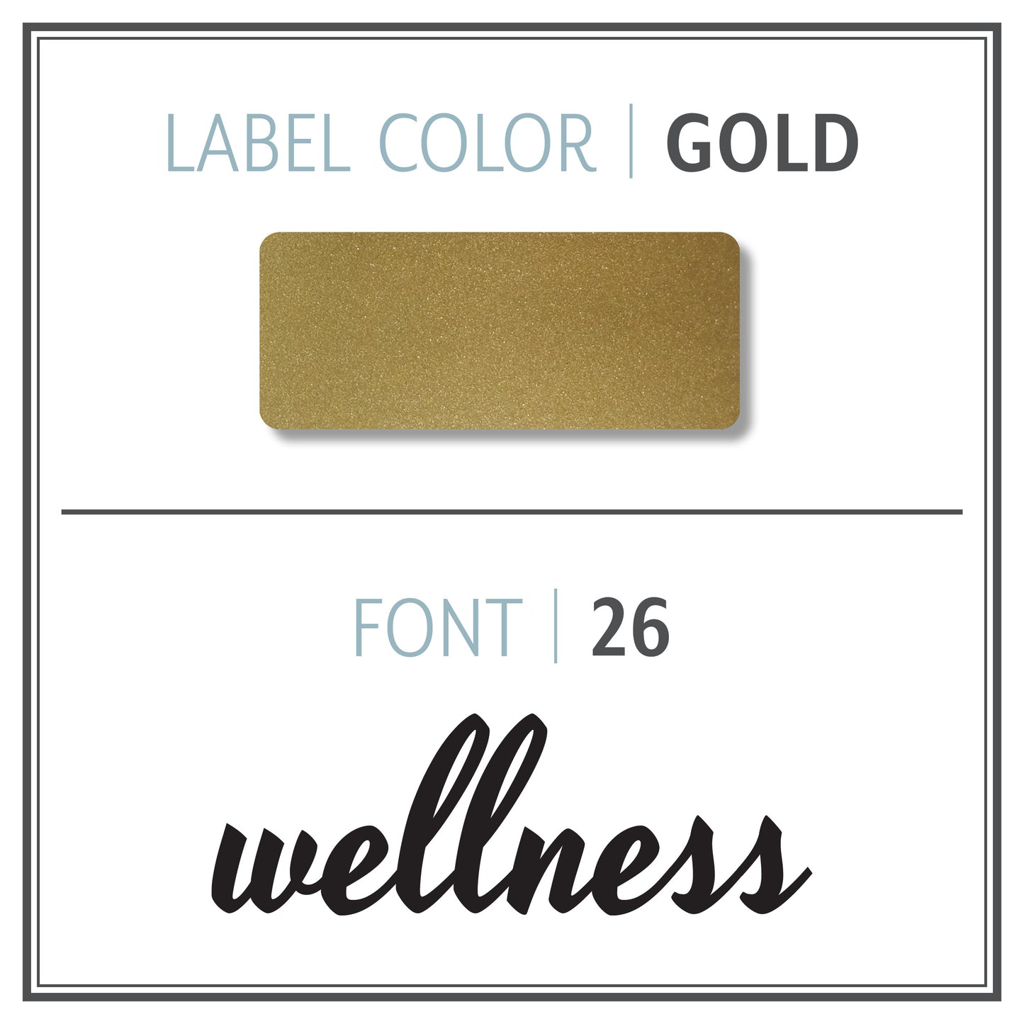 Custom Roller Bottle Label | Metallic