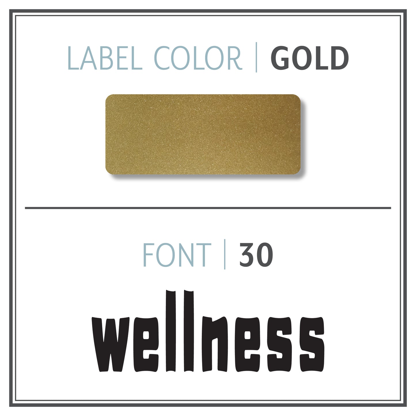 Custom Roller Bottle Label | Metallic