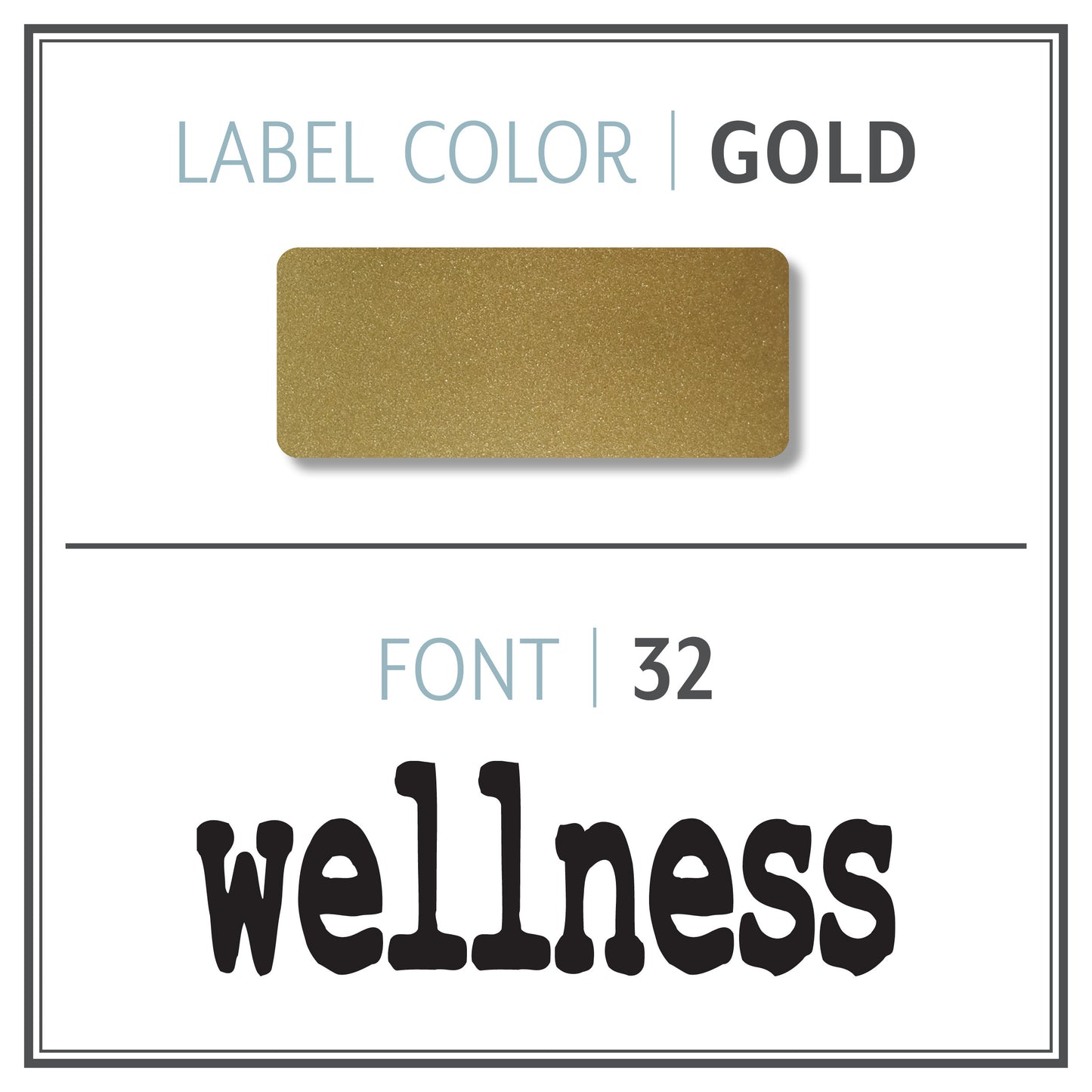 Custom Roller Bottle Label | Metallic