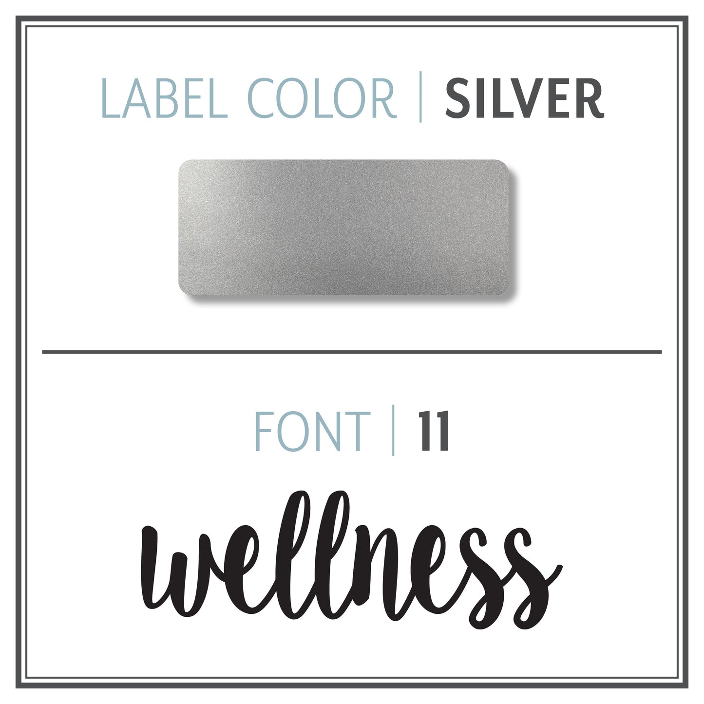 Custom Roller Bottle Label | Metallic