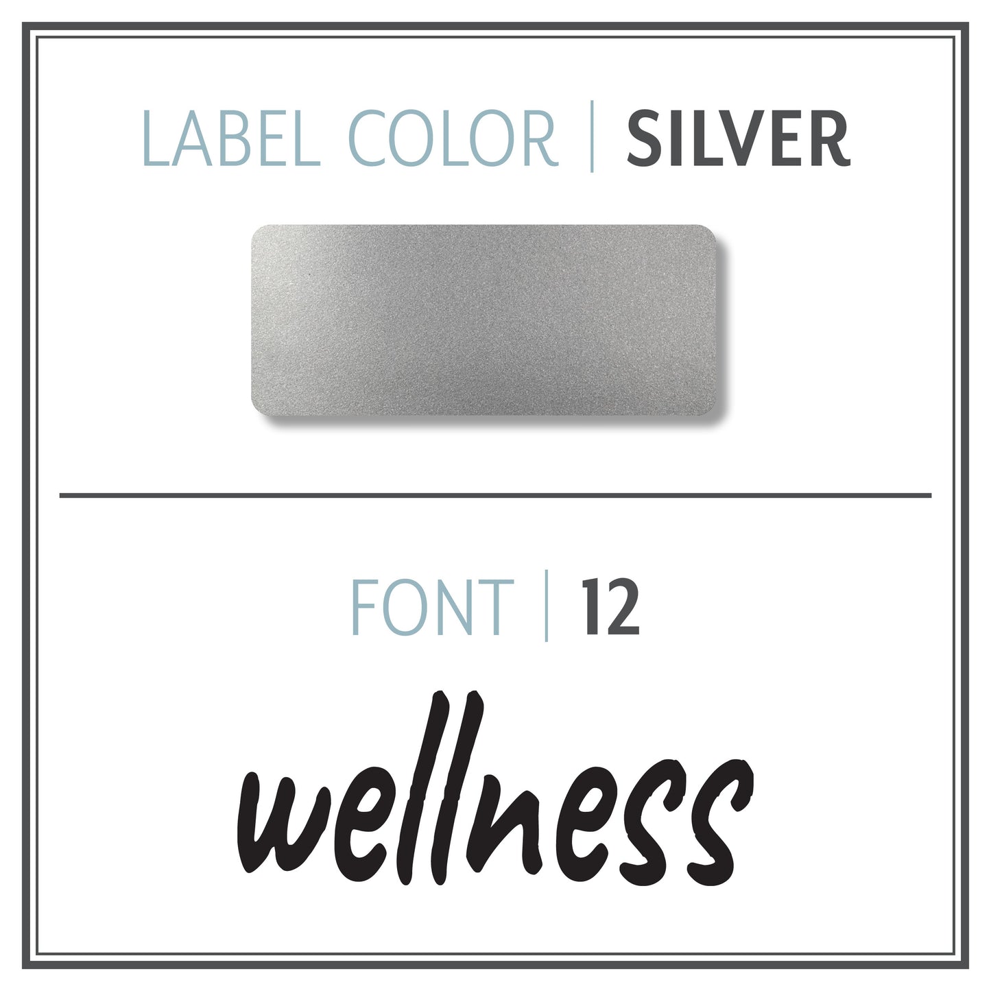 Custom Roller Bottle Label | Metallic