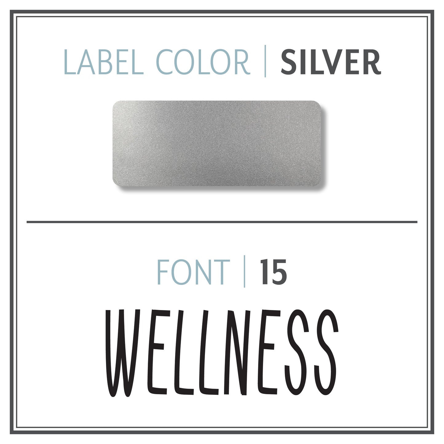 Custom Roller Bottle Label | Metallic