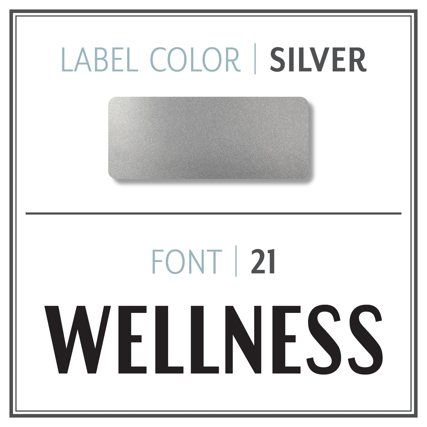 Custom Roller Bottle Label | Metallic