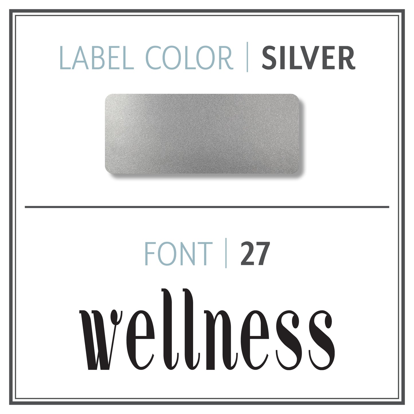 Custom Roller Bottle Label | Metallic