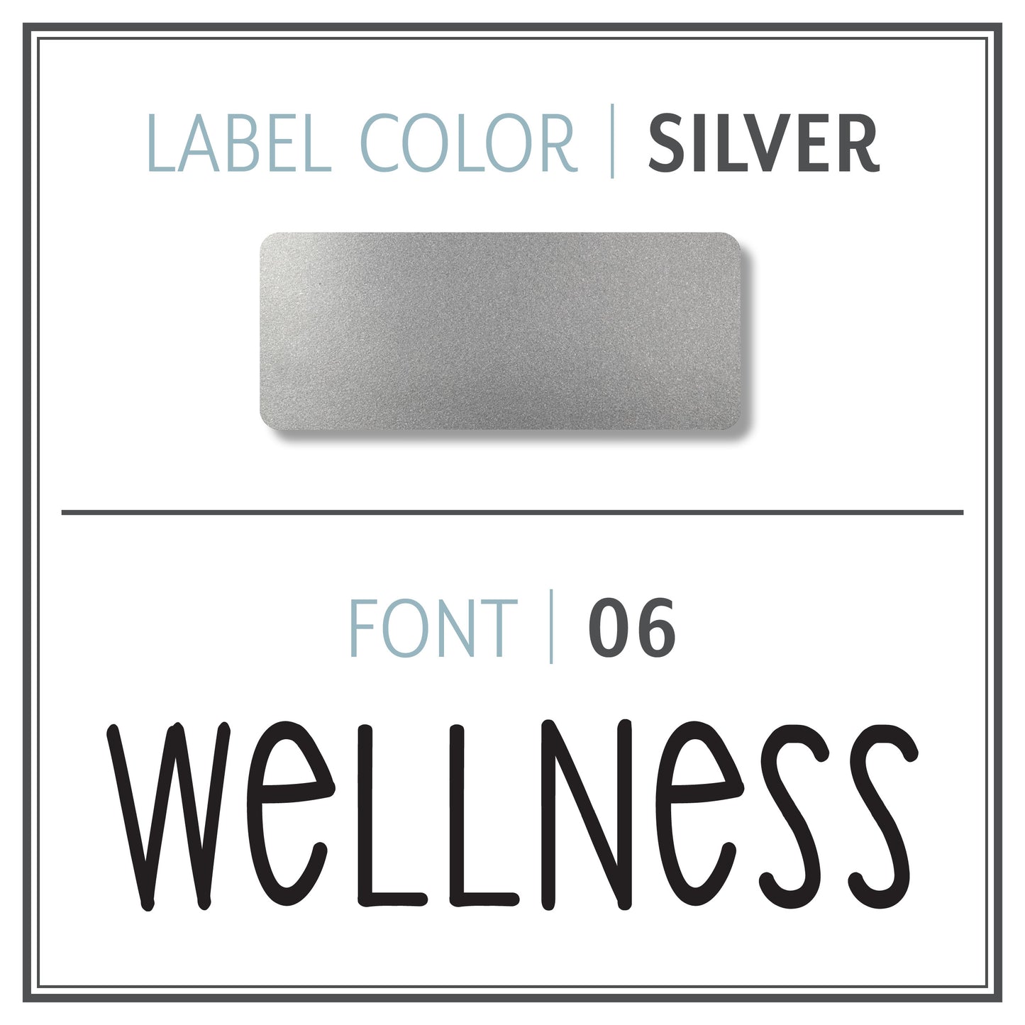 Custom Roller Bottle Label | Metallic