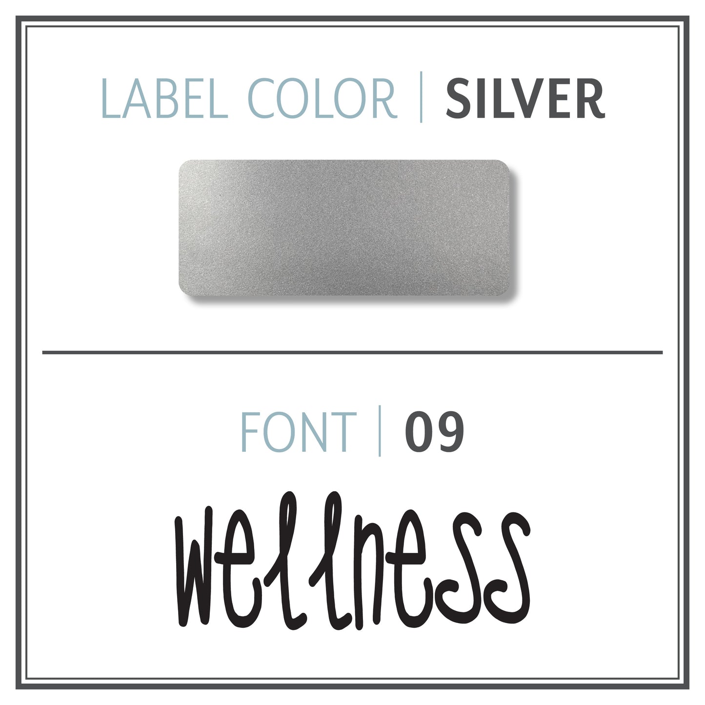 Custom Roller Bottle Label | Metallic